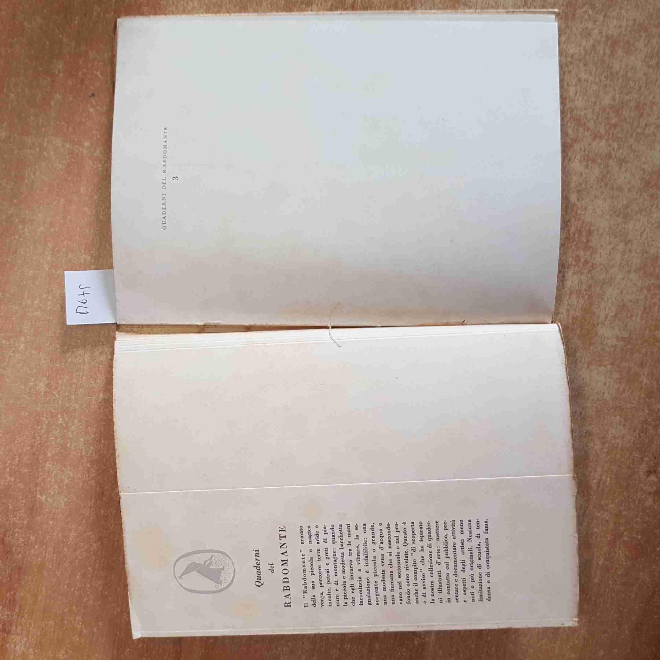 DISEGNI DI ARMANDO SPADINI quaderni del rabdomante 1946 EDITORIALE DOMUS tir.num