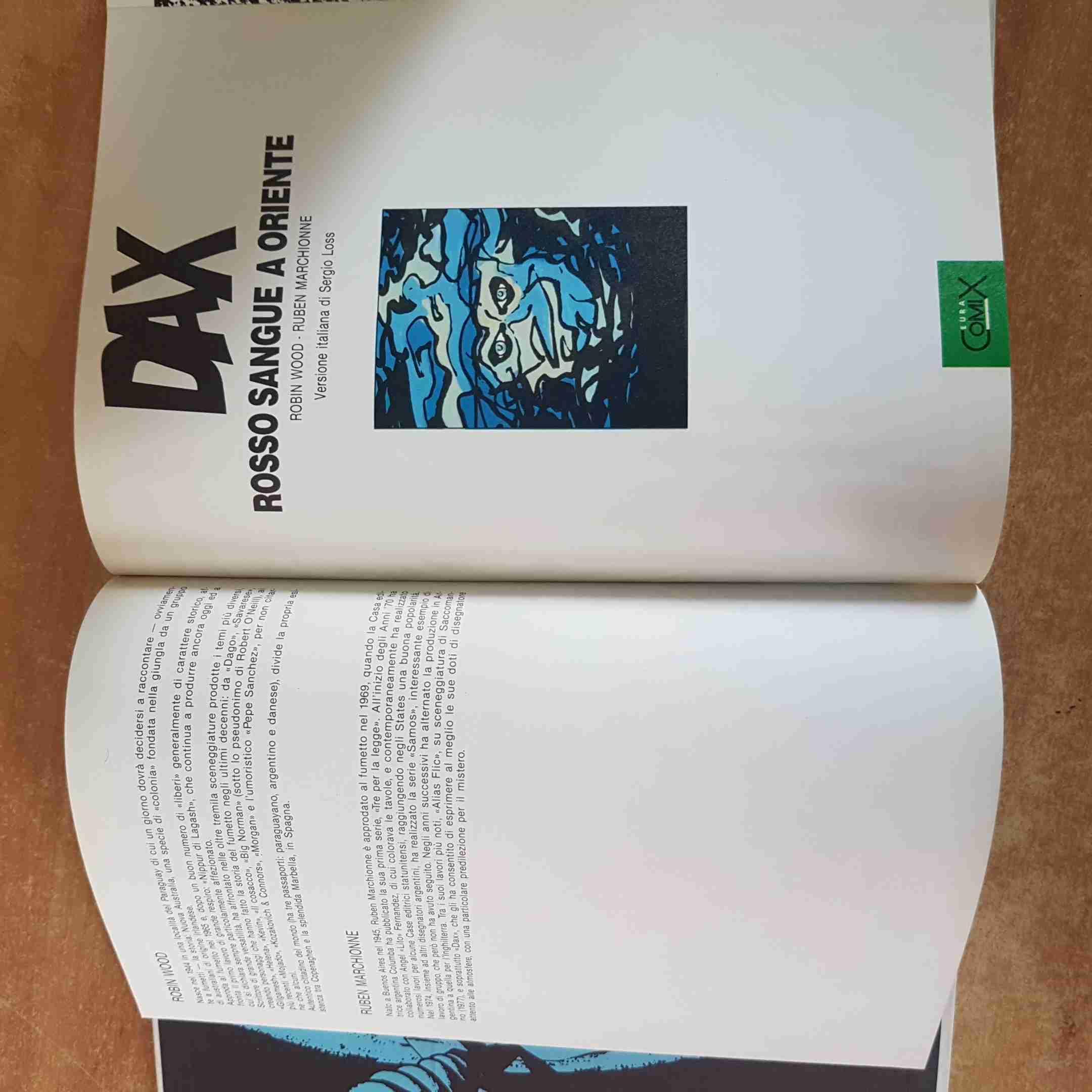 EURACOMIX 21 lanciostory skorpio DAX ROSSOSANGUE A ORIENTE robin wood EURA