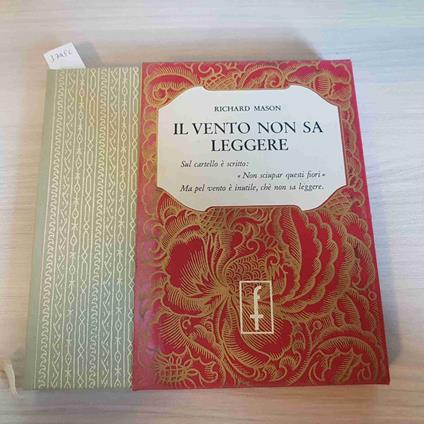Il VENTO NON SA LEGGERE - RICHARD MASON - FRASSINELLI - 1959 con cofanetto - Richard Mason - copertina