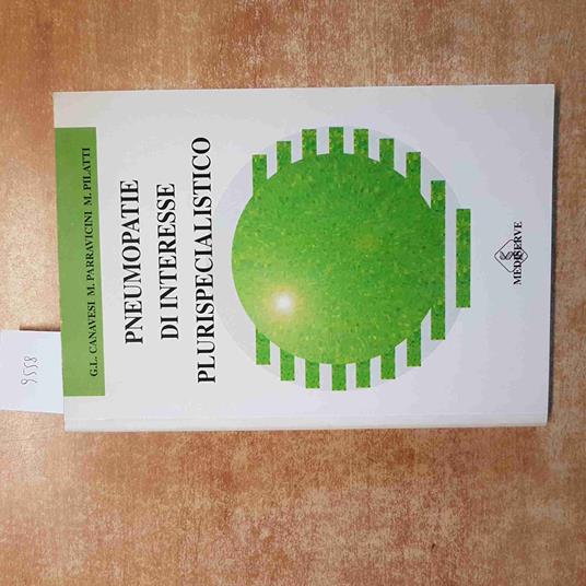 PNEUMOPATIE DI INTERESSE PLURISPECIALISTICO Canavesi Parravicini 1994 MEDISERVE - copertina