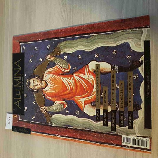 ALUMINA PAGINE MINIATE 6  liber astrologiae fendulo bening esopo NOVA CHARTA - copertina