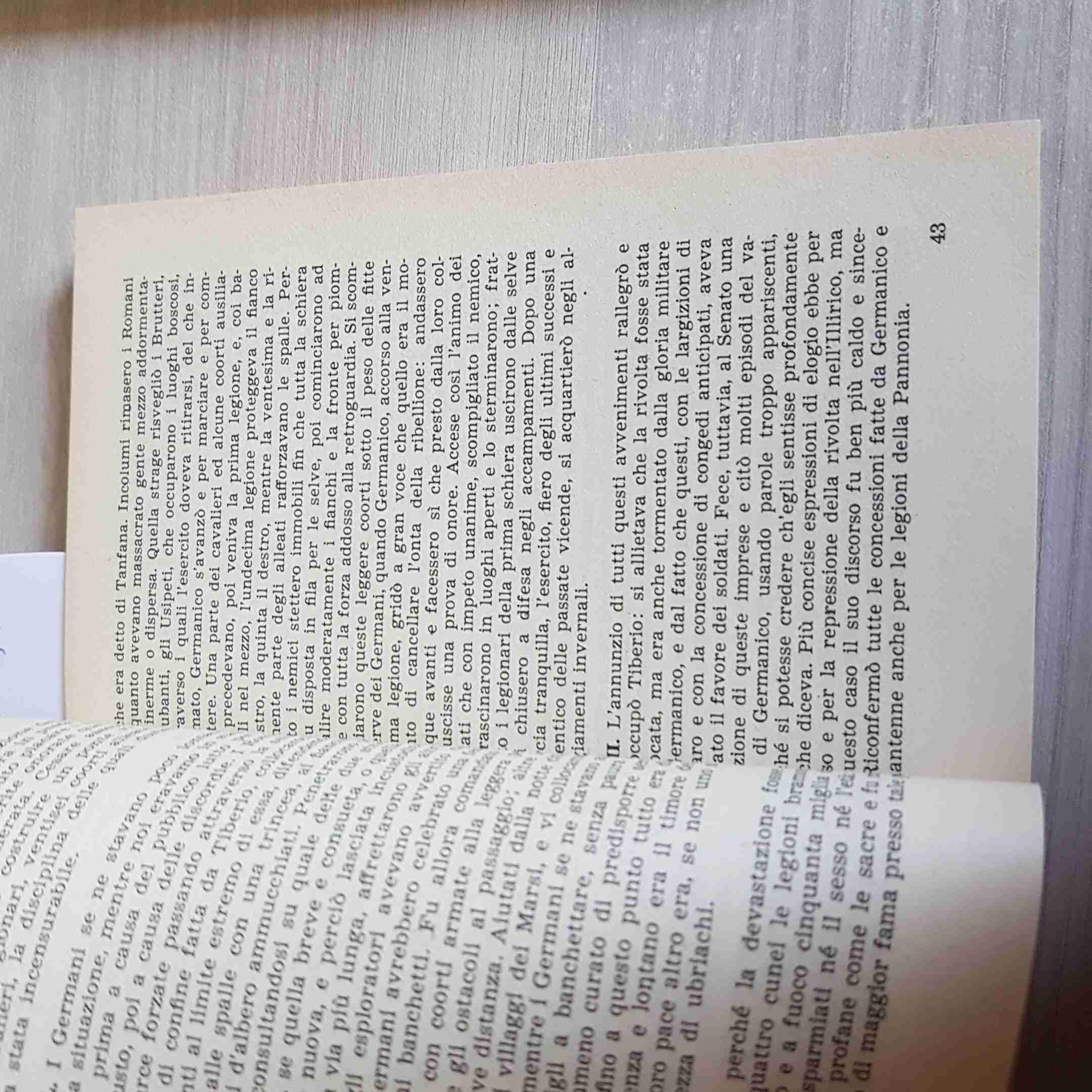 Annali Volume Primo + Secondo - Publio Cornelio Tacito - Rizzoli - 1951