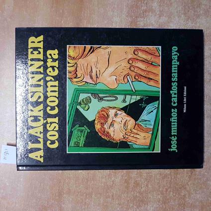ALACK SINNER COSì COM'ERA munoz sampayo 1981 MILANO LIBRI - copertina