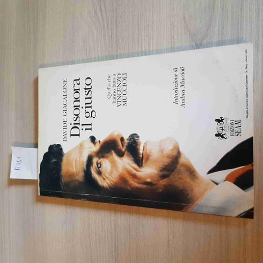 DISONORA IL GIUSTO  VINCENZO MUCCIOLI san patrignano DAVIDE GIACALONE 1996 SEAM - Davide Giacalone - copertina