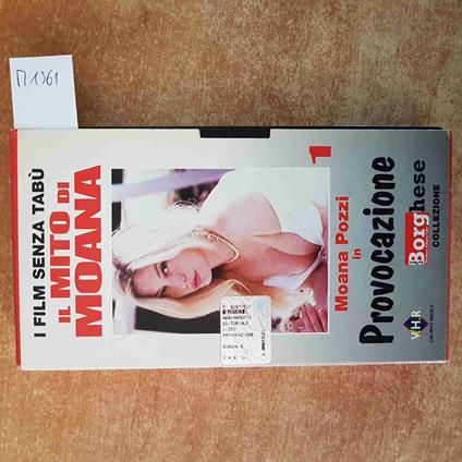 MOANA POZZI in Provocazione VHS VHR il mito di moana I FILM SENZA TABù v.m.18 - copertina