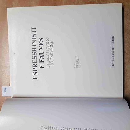 L' ARTE MODERNA ESPRESSIONISTI E FAUVES le forme e i colori dell emozione FABBRI - copertina