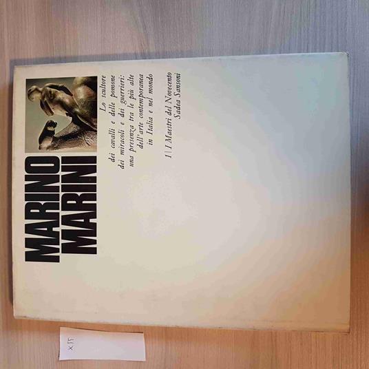 Marino Marini - I Maestri Del Novecento - Sadea Sansoni - 1968 - copertina
