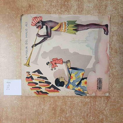 FIOR DI ROSA la figlia del mago Ali CARROCCIO collana fatine e gnometti 1942 EBE - copertina