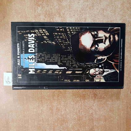 MILES DAVIS dal bebop al cool jazz 2CD E 1 FUMETTO REPUBBLICA jazz a fumetti - copertina