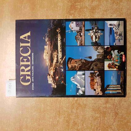 GRECIA STORIA ARTE FOLKLORE ESCURSIONI 1993 TOUMBIS guida illustrata TOUBìS - copertina
