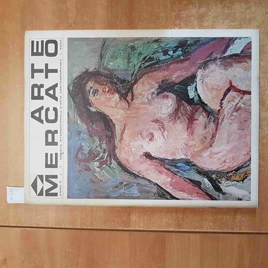 ARTE MERCATO ANNO 5 internazionale d'arte contemporanea 1974 DEGNI MORO FICARA - copertina