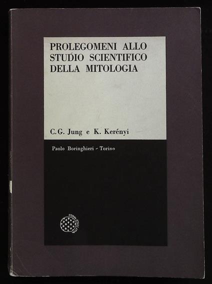 Prolegomeni allo studio scientifico della mitologia - copertina