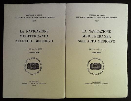 navigazione mediterranea nell'alto Medioevo. 14-20 aprile 1977 - copertina
