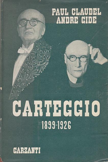 Carteggio 1899-1926 - copertina