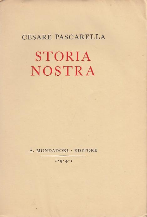 Storia Nostra - Cesare Pascarella - copertina