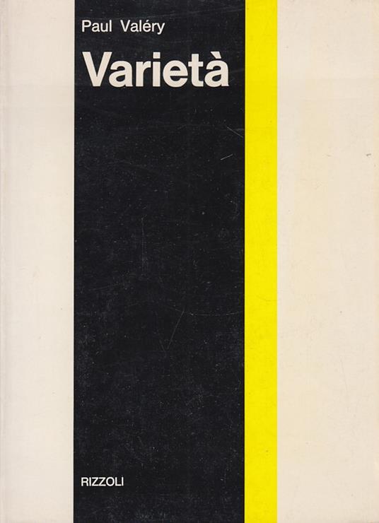 Varieta' - Paul Valéry - copertina