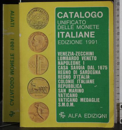 Catalogo monete 1991 - copertina