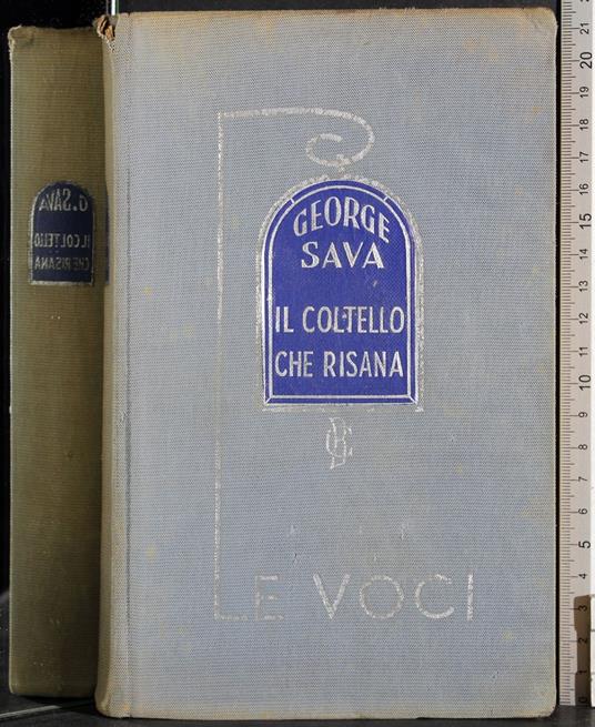 Il coltello che risana - copertina