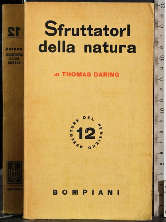 Sfruttatori della natura - Thomas Daring - copertina