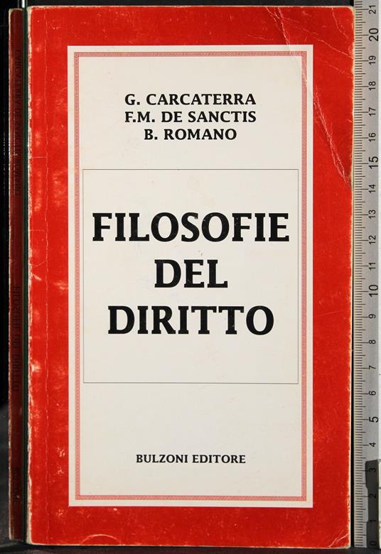 Filosofie del diritto - copertina