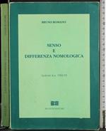 Senso e differenza nomologica