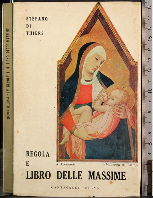 Regola e libro delle massime - copertina