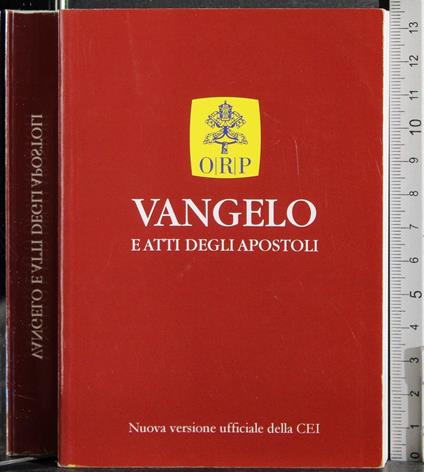 Vangelo e atti degli apostoli - copertina