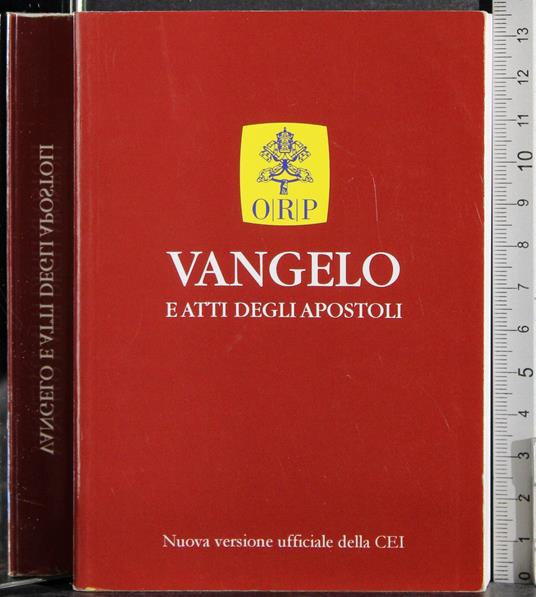 Vangelo e atti degli apostoli - copertina