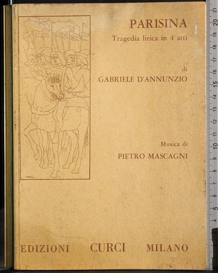 Parisina. Tragedia lirica in 4 atti - copertina
