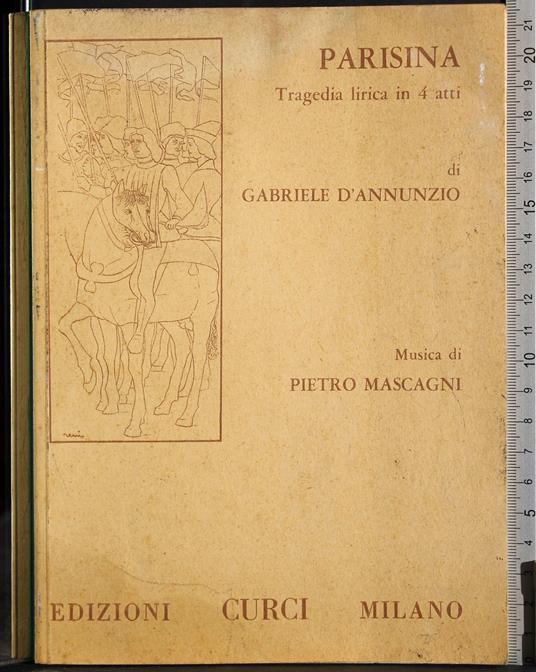 Parisina. Tragedia lirica in 4 atti - copertina