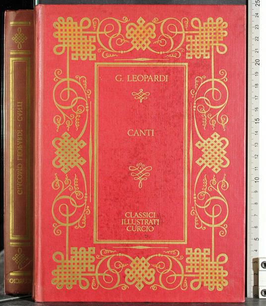 Canti - Giacomo Leopardi - copertina