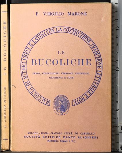 Le bucoliche - Virgilio Marrone - copertina