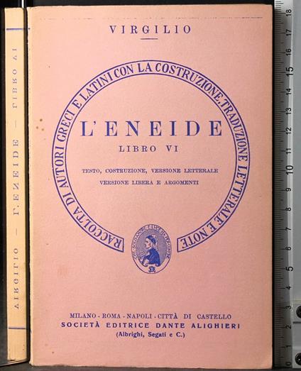 L' eneide. Libro VI - Virgilio - copertina