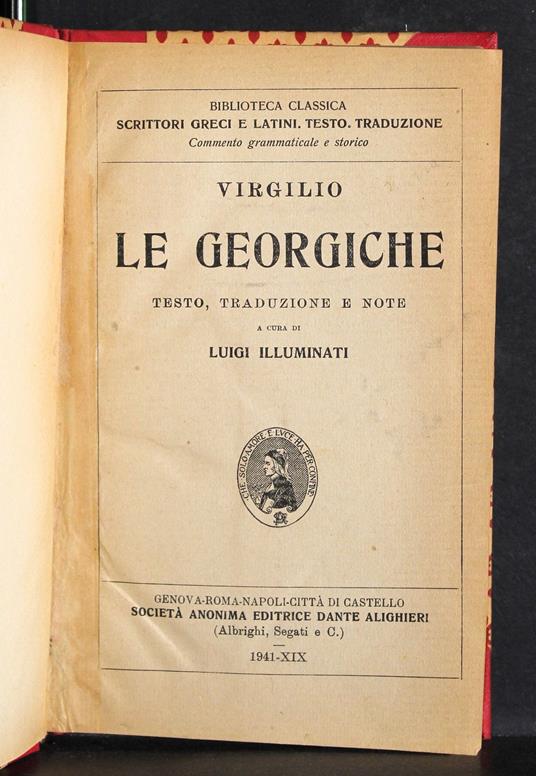 Le georgiche - Virgilio - copertina