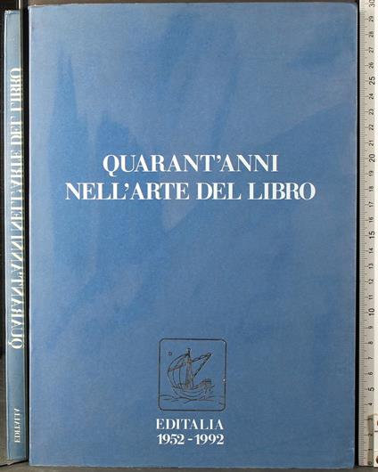 Quarant'anni nell'arte del libro - copertina