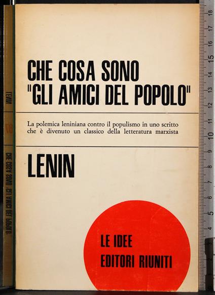 Che cosa sono gli amici del popolo - Lenin - copertina
