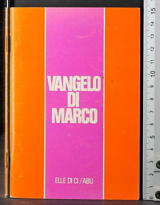 Vangelo di Marco - copertina