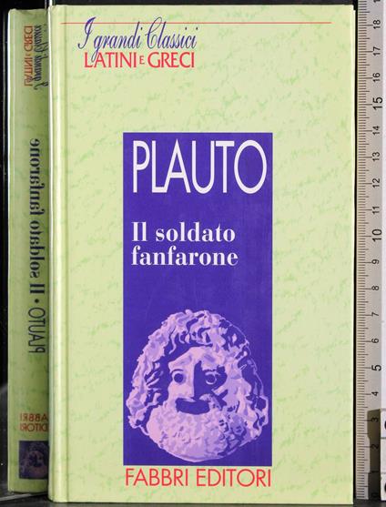Il soldato fanfarone - T. Maccio Plauto - copertina