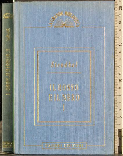Il rosso e il nero. Vol 1 - Stendhal - copertina