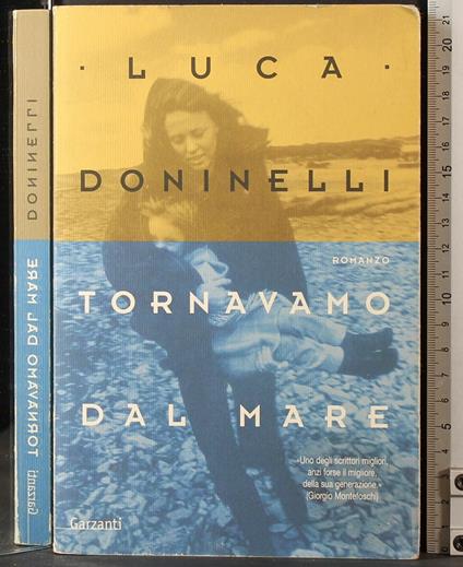 Tornavamo dal mare - Luca Doninelli - copertina