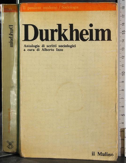 Durkheim - Alberto Izzo - copertina