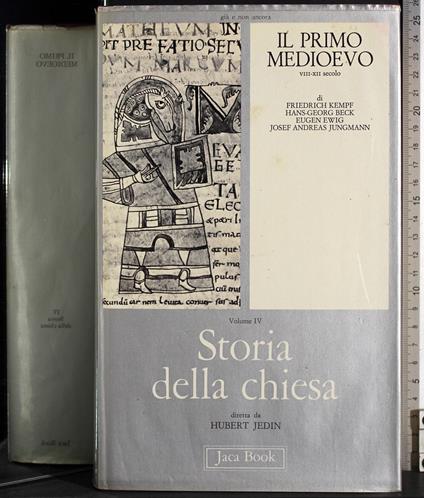 Il primo medioevo Vol IV. Storia della chiesa - Hubert Jedin - copertina