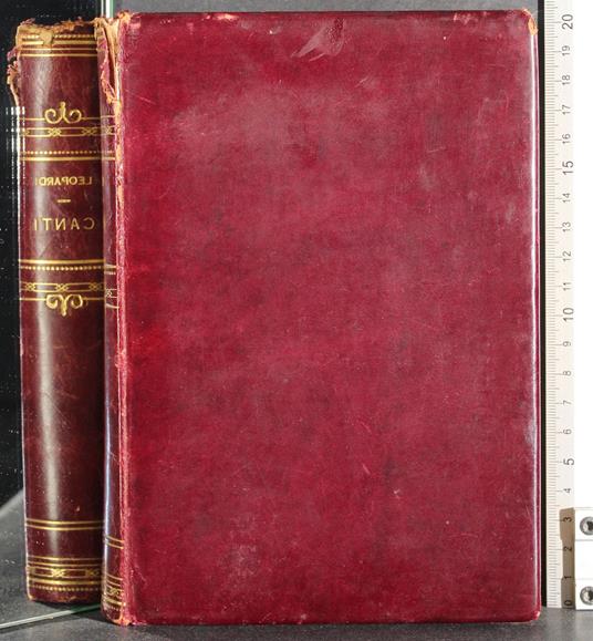 Canti - Giacomo Leopardi - copertina