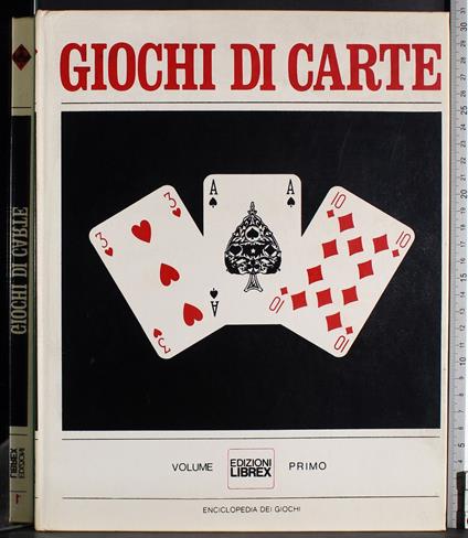 Giochi di carte. Vol 1 - copertina