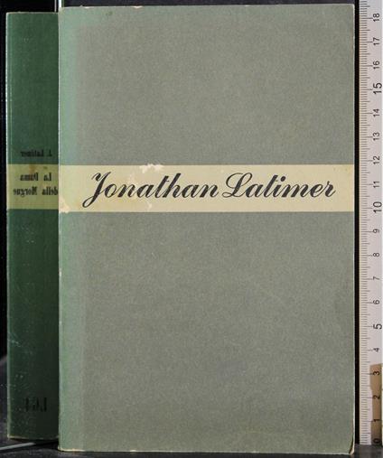 Dama della Morgue - Jonathan Latimer - copertina