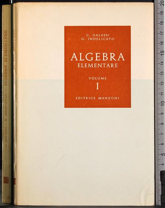 Algebra elementare. Vol 1 - copertina