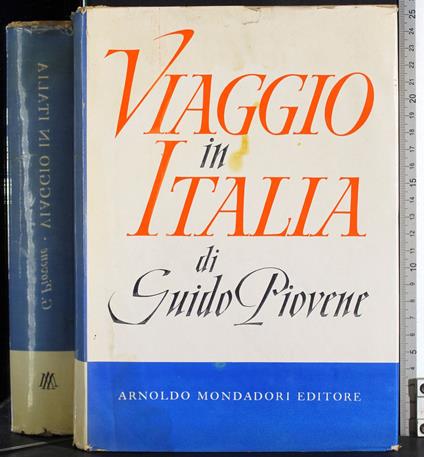 Viaggio in Italia - Guido Piovene - copertina