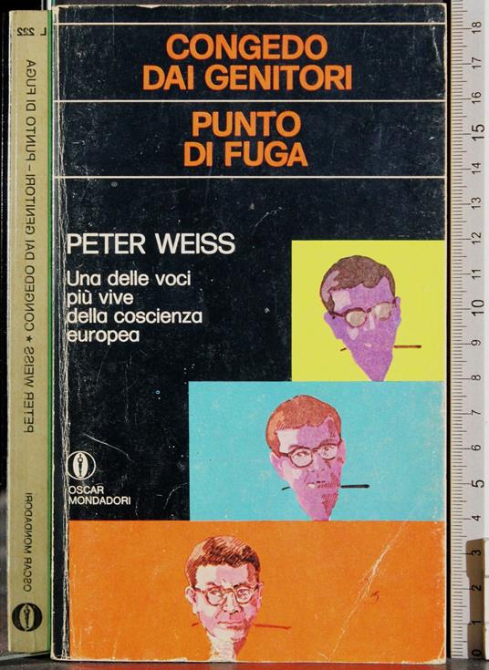 Congedo dai genitori Punto di fuga - Peter Weiss - copertina