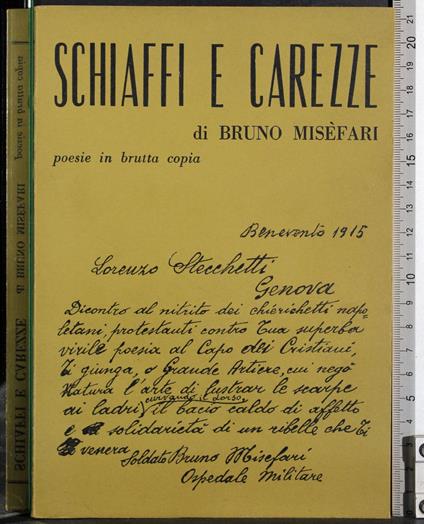 Schiaffi e carezze - copertina