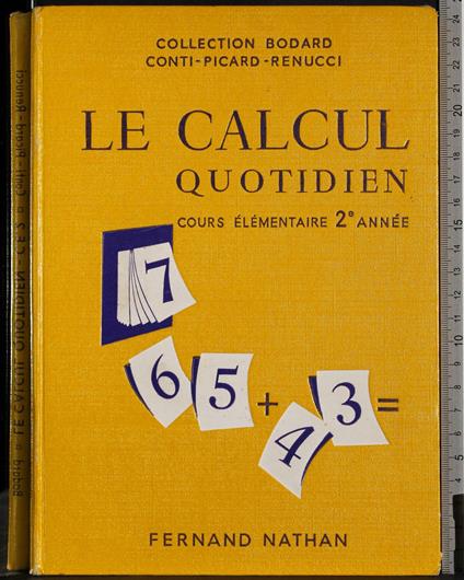 Calcul quotidien. Cours elementaire 2 annee - copertina